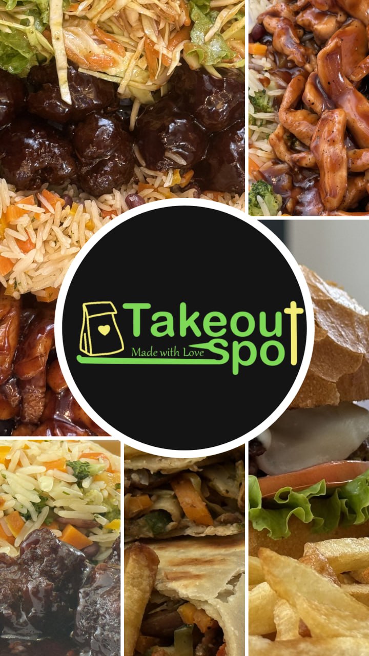 Takeout Spot menu collage